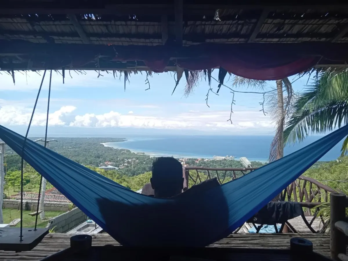 Hammock facing the sea
